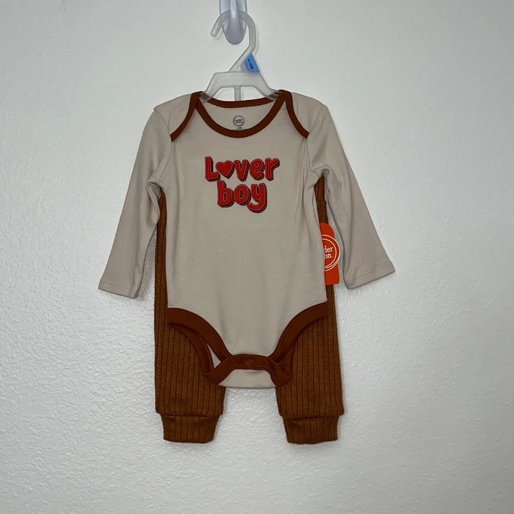 Wonder Nation Lover Boy 2 Piece Valentines set